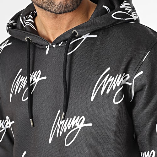 Sweat Capuche Sign Noir