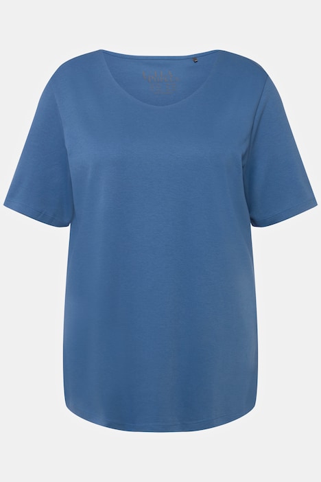 Shirt, doppellagige Vorderseite, Slim, Rundhals, Halbarm