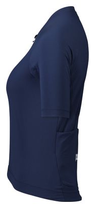 Maillot Manches Courtes Femme Poc Raceday Turmaline Bleu Marine
