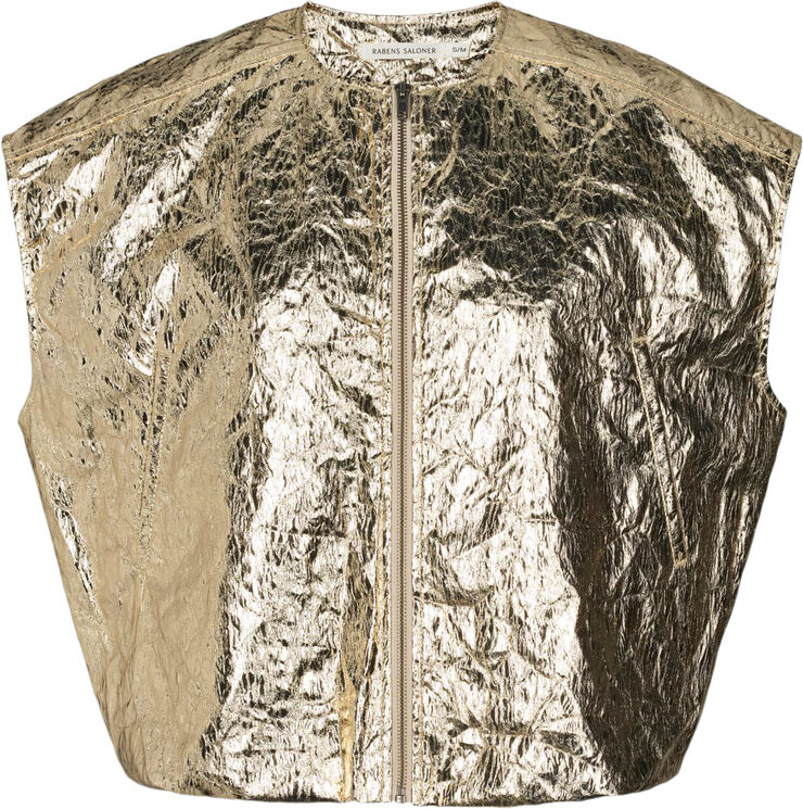 Rabens Saloner Cracked metal top - Romy Gold