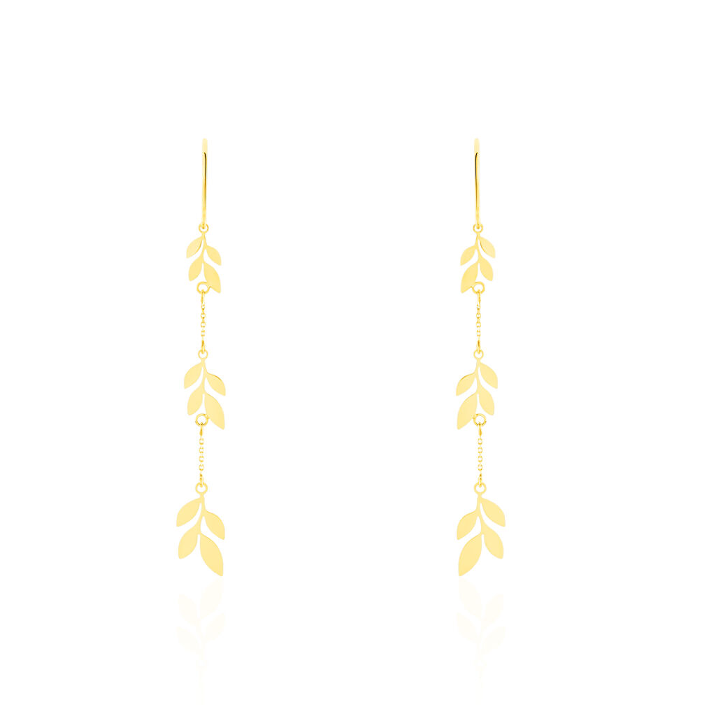 Boucles D'oreilles Pendantes Edinna Or Jaune