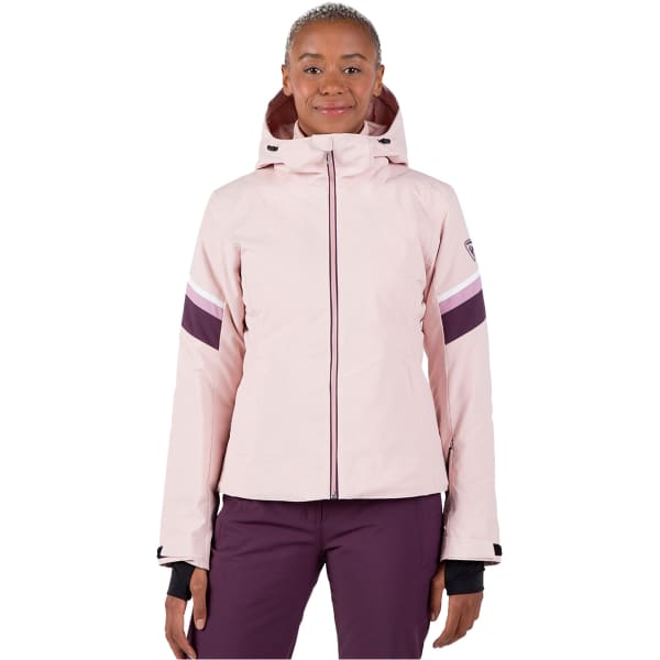 Veste de ski ROSSIGNOL W STRAWPILE JKT POWDER PINK