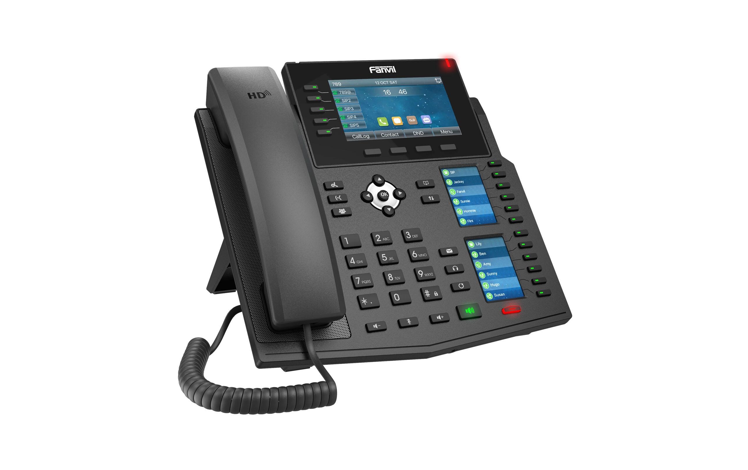 Tischtelefon X6U V2 Schwarz<br>High-End-IP-Telefon X6U