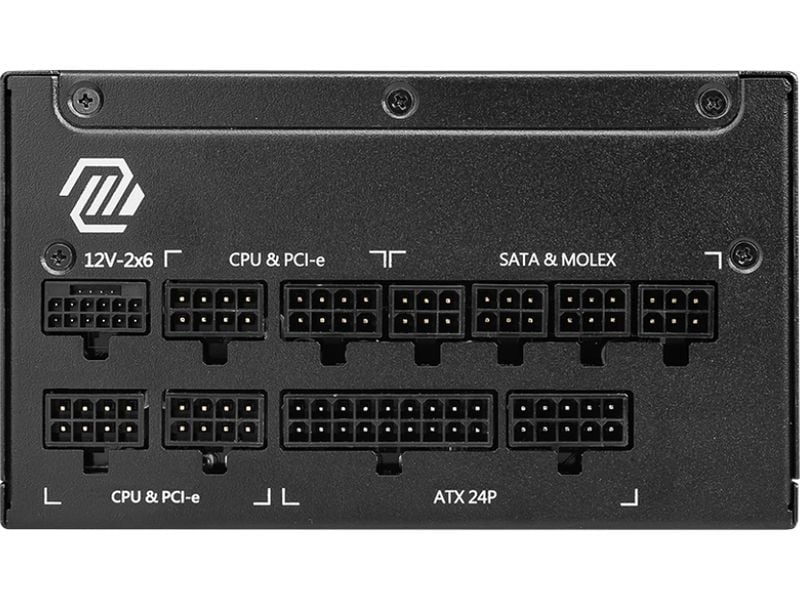 MSI Netzteil MAG A1250GL PCIE5 1250 W Vollmodulares Netzteil mit 1250 W Leistung