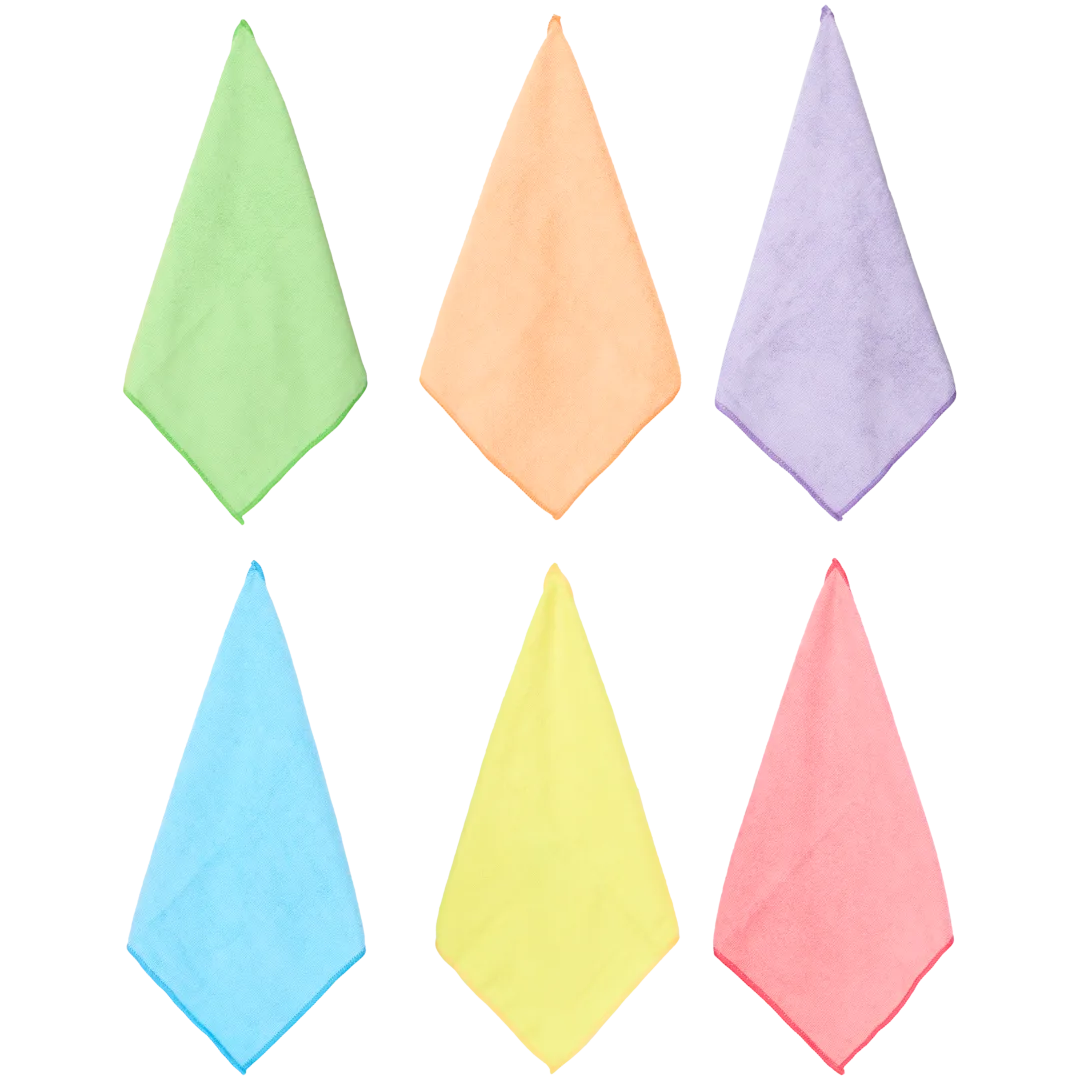 Multy microvezeldoekjes 6 stuks | 35 x 35 cm