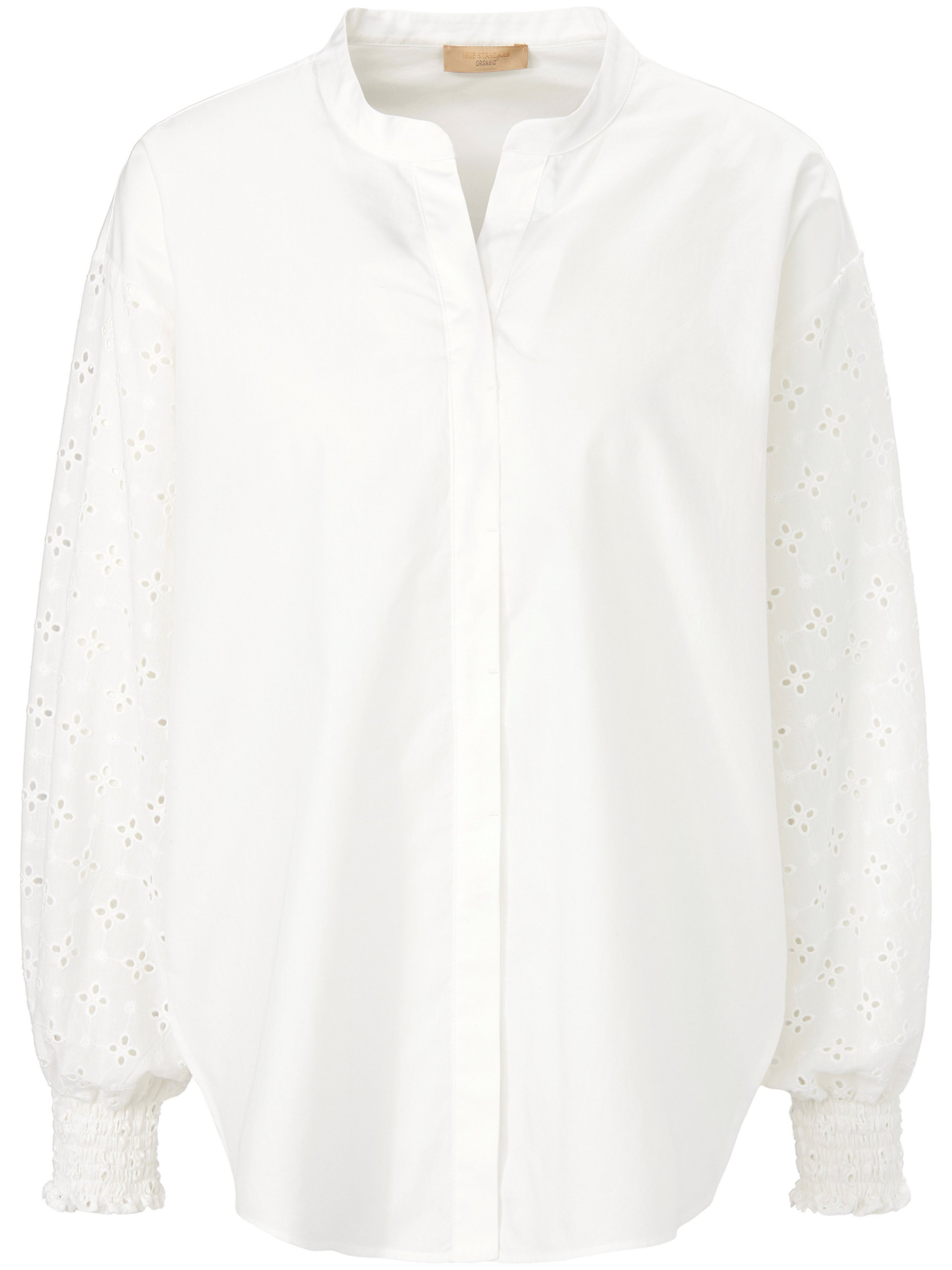Bluse mit Stehkragen