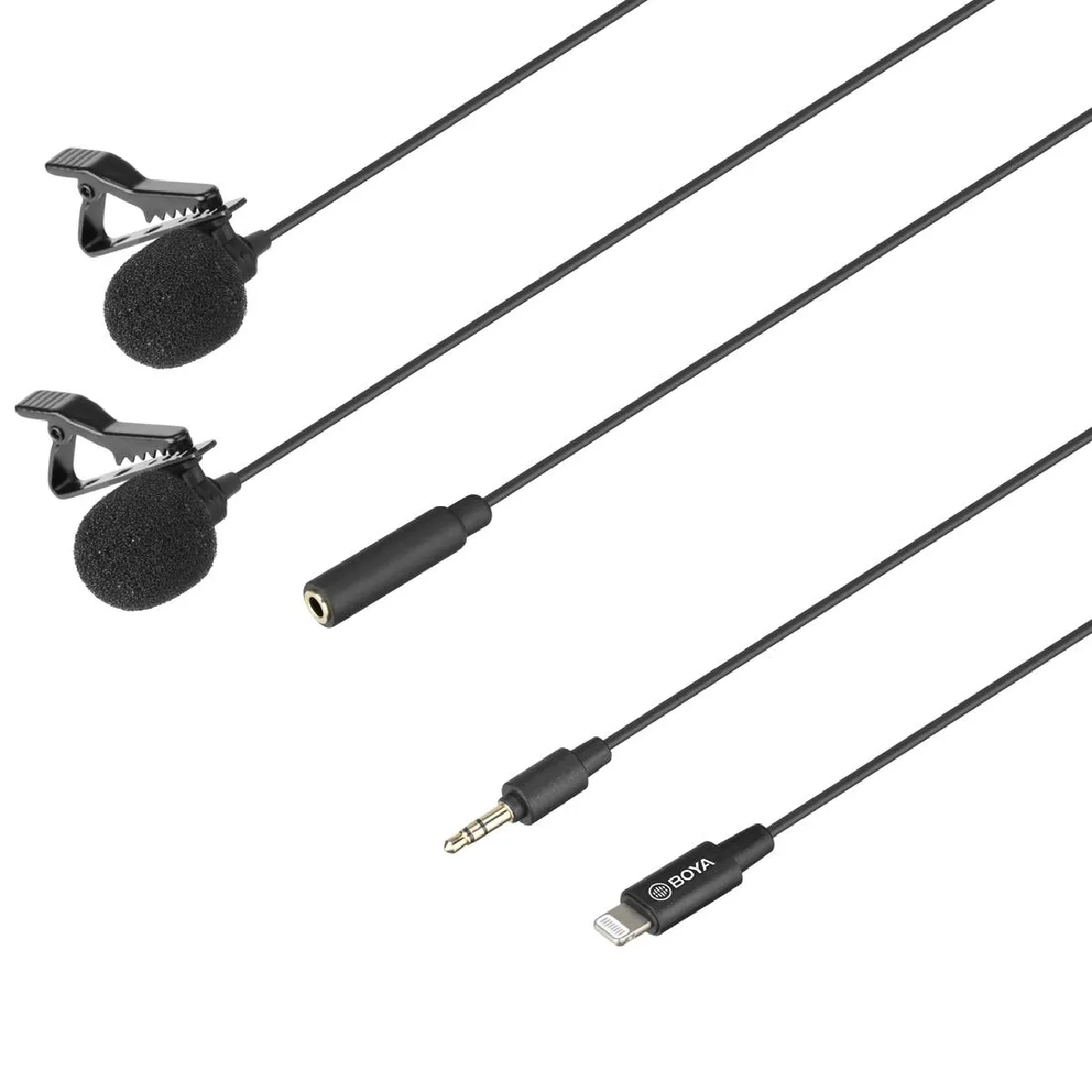 Yonis Microphone Lavalier Double