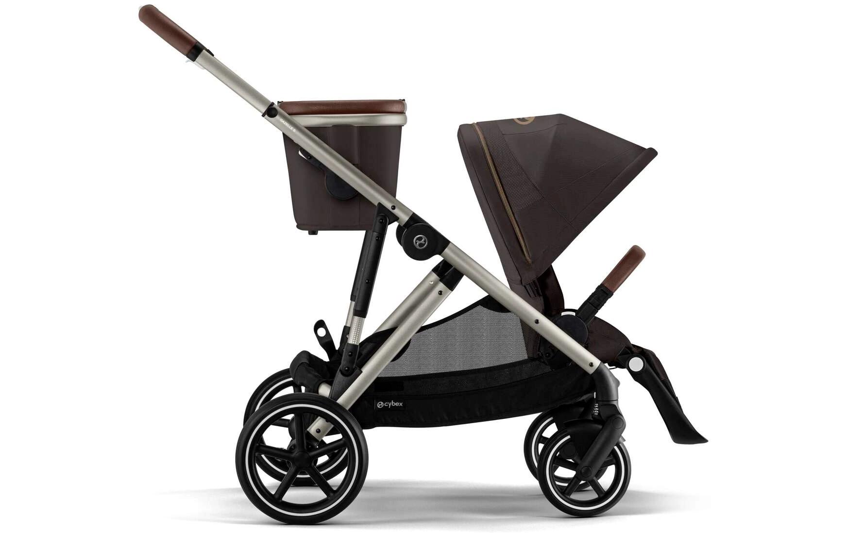 Kinderwagen Gazelle S Dunkelbraun<br>Kinderwagen mit 20 Kombinationen