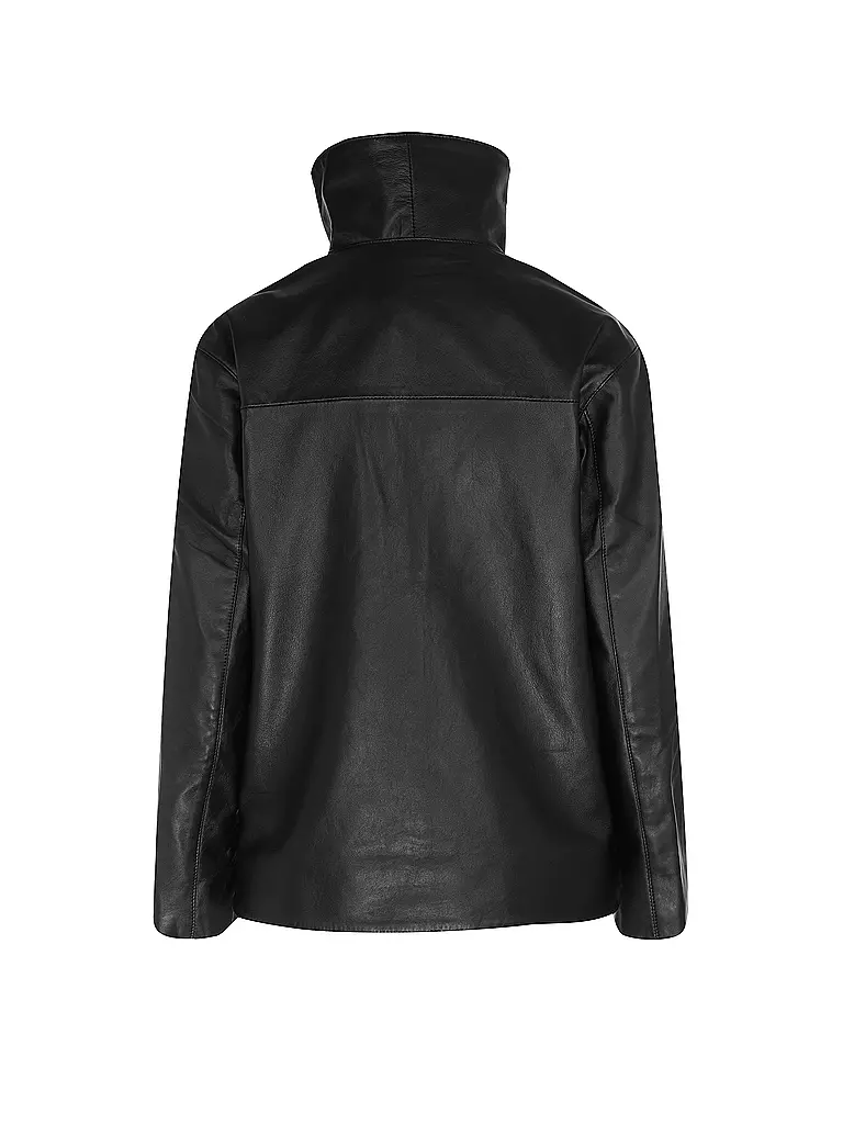 OFFICINE GENERALE Lederjacke ALEXA  schwarz