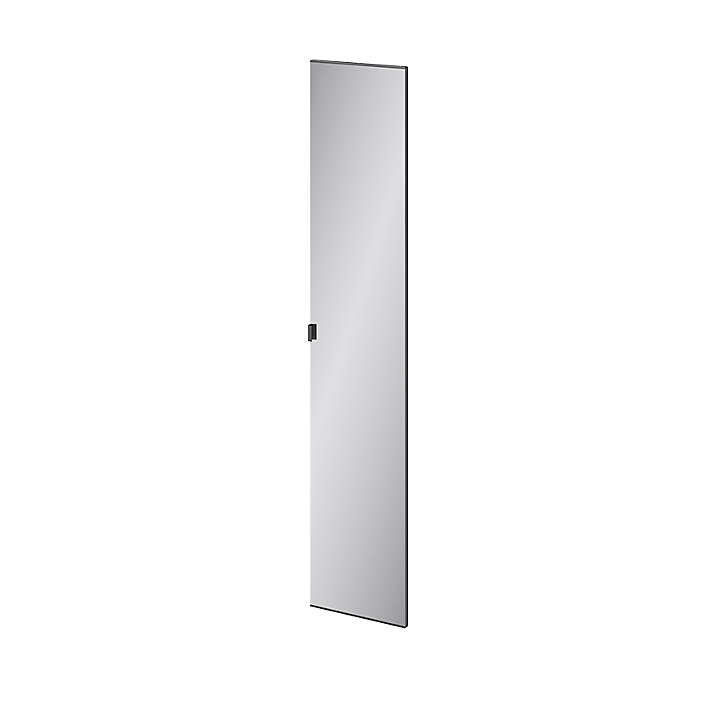 Porte battante miroir argent GoodHome Atomia H. 187,2 x L. 37,2 cm