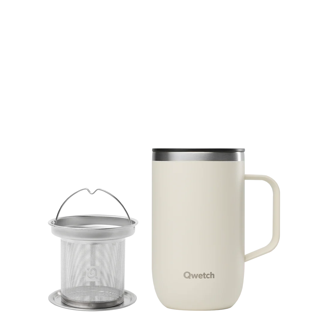 Mug Tisanière isotherme Matt Sable - Qwetch