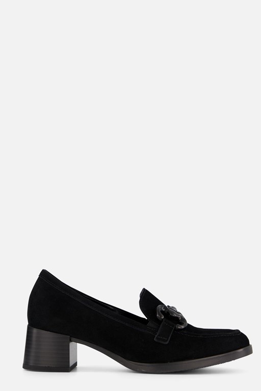 Gabor Trotteur Instappers zwart Suede