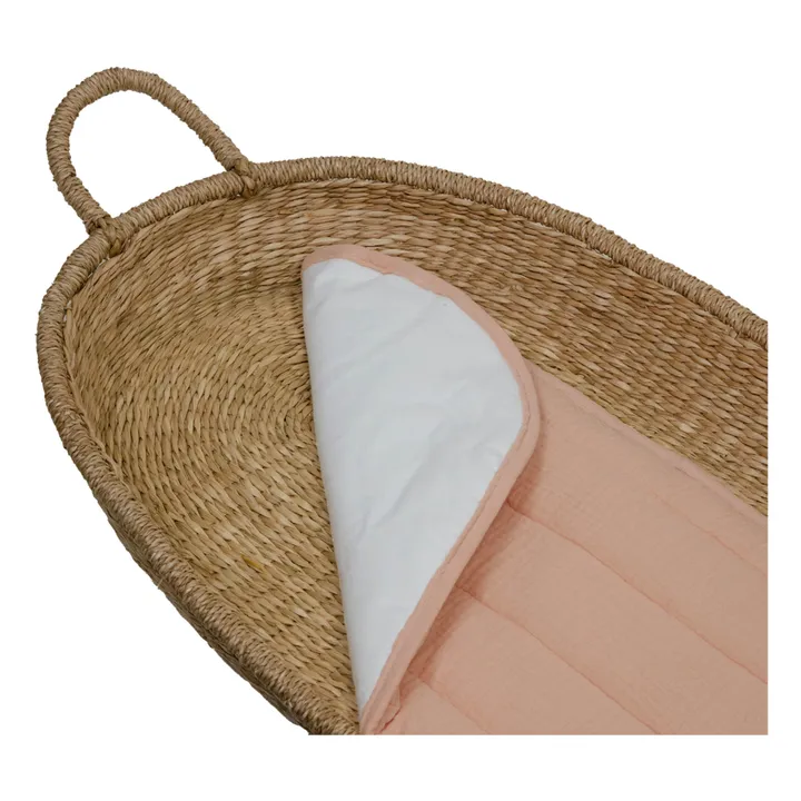 Olli Ella Matelas à langer Lux pour panier | Rose