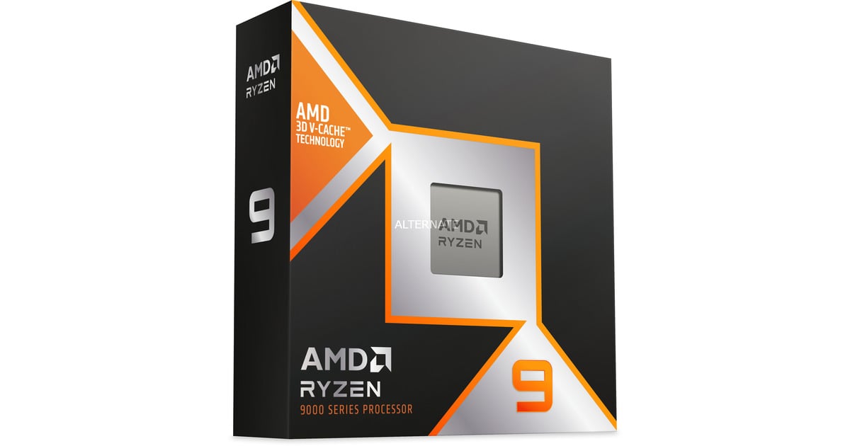 ALTERNATEUpgrade Kit B650 GAMING PLUS WIFI / Ryzen 9 9900X3D / 32 GB  (Zwart, Moederbord, CPU, Geheugen)