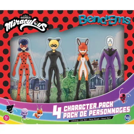 Boti Bend-Ems Miraculous - 4er Set