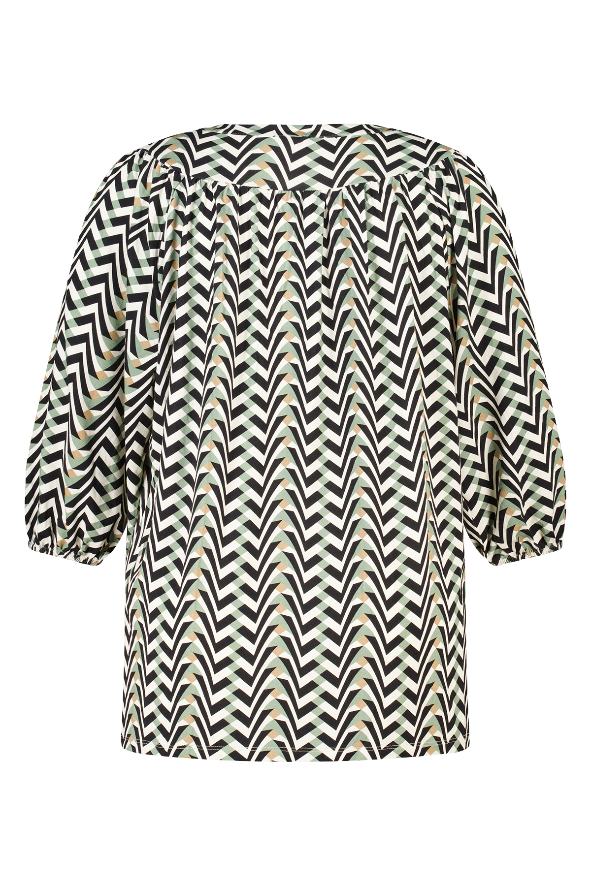 Jersey top met print Multi Mint