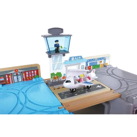 Hape Großstadtlandschaft Eisenbahn in Aufbewahrungsbox