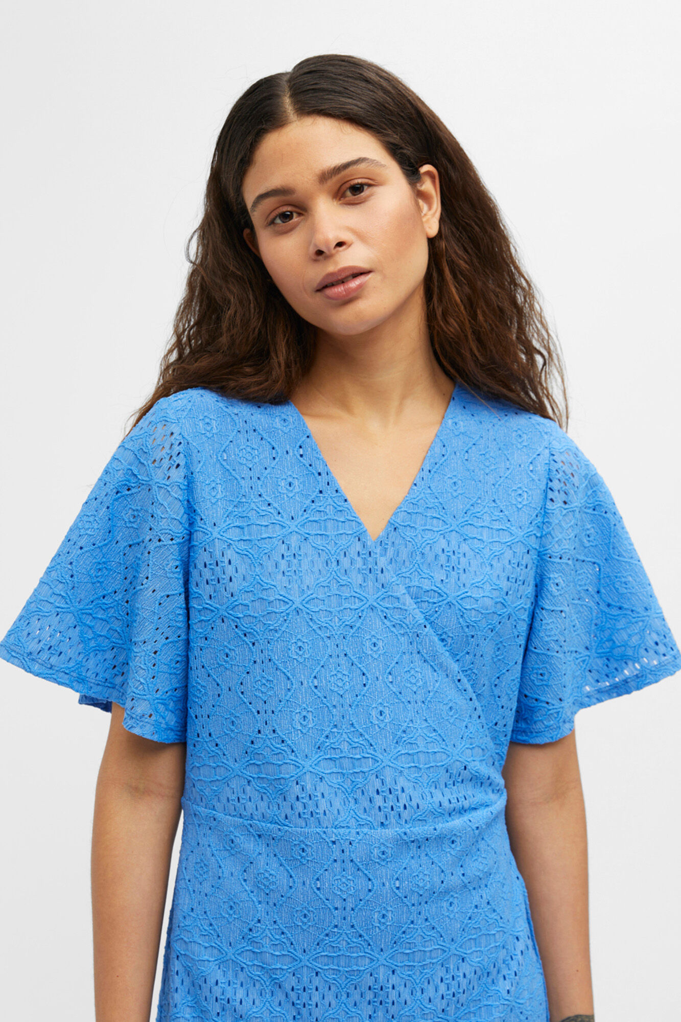 Vestido envelope - Azul