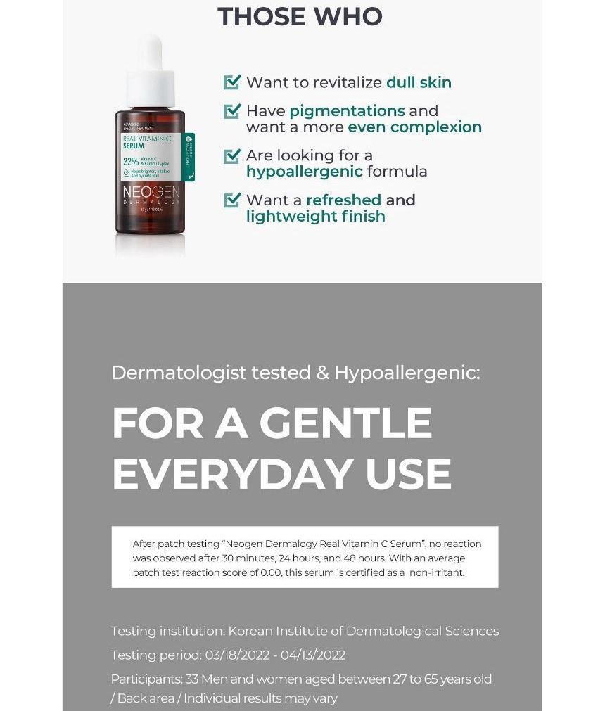 Neogen - Dermalogy Real Vitamin C Serum Mini