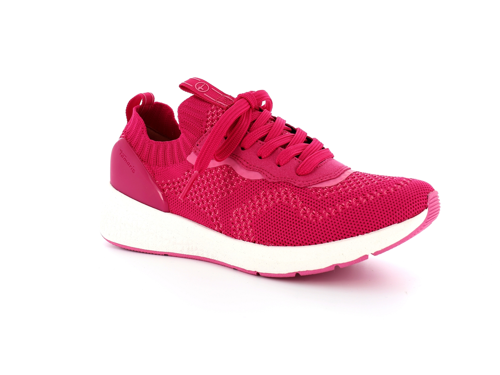 Tamaris-23714 Matières combinées Fushia