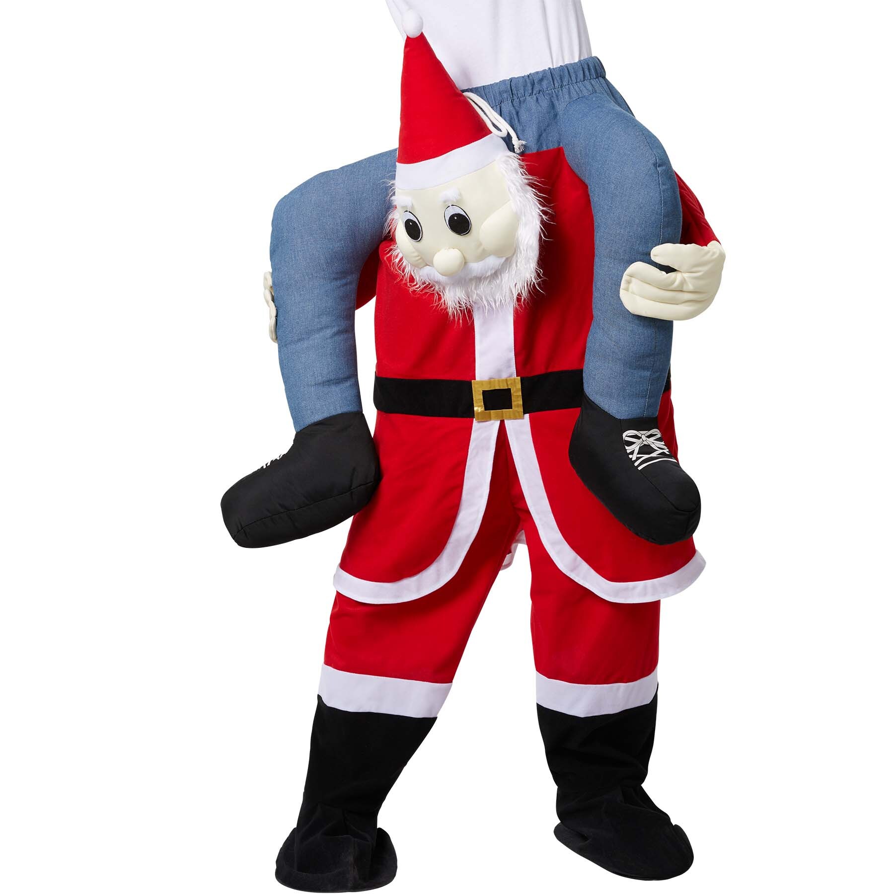 tectake® Huckepack-Kostüm Weihnachtsmann