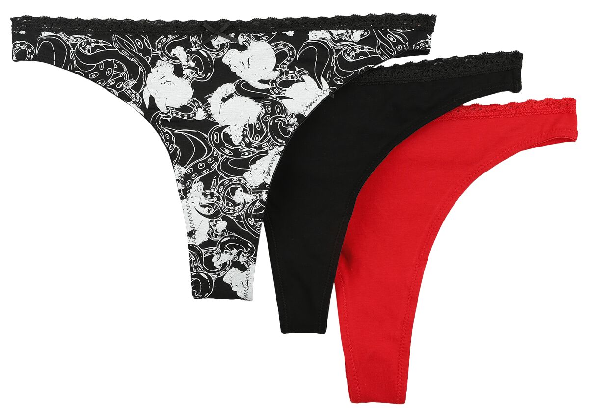 Lot de 3 strings | Gothicana by EMP Panty