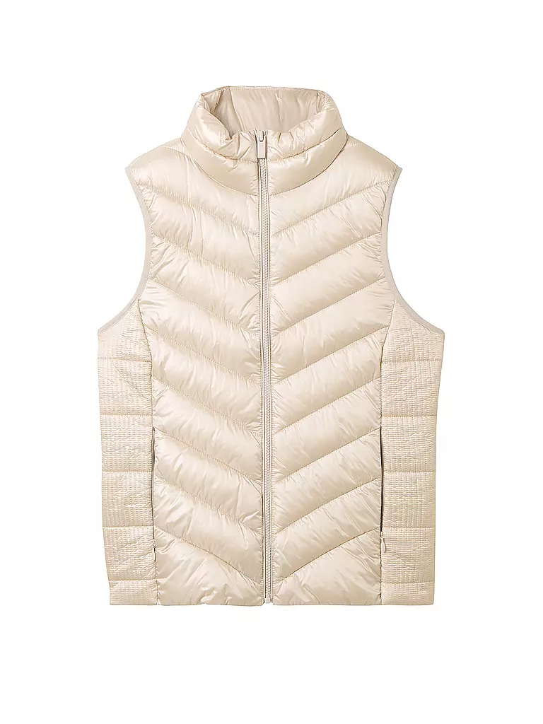 TOM TAILOR Steppgilet beige