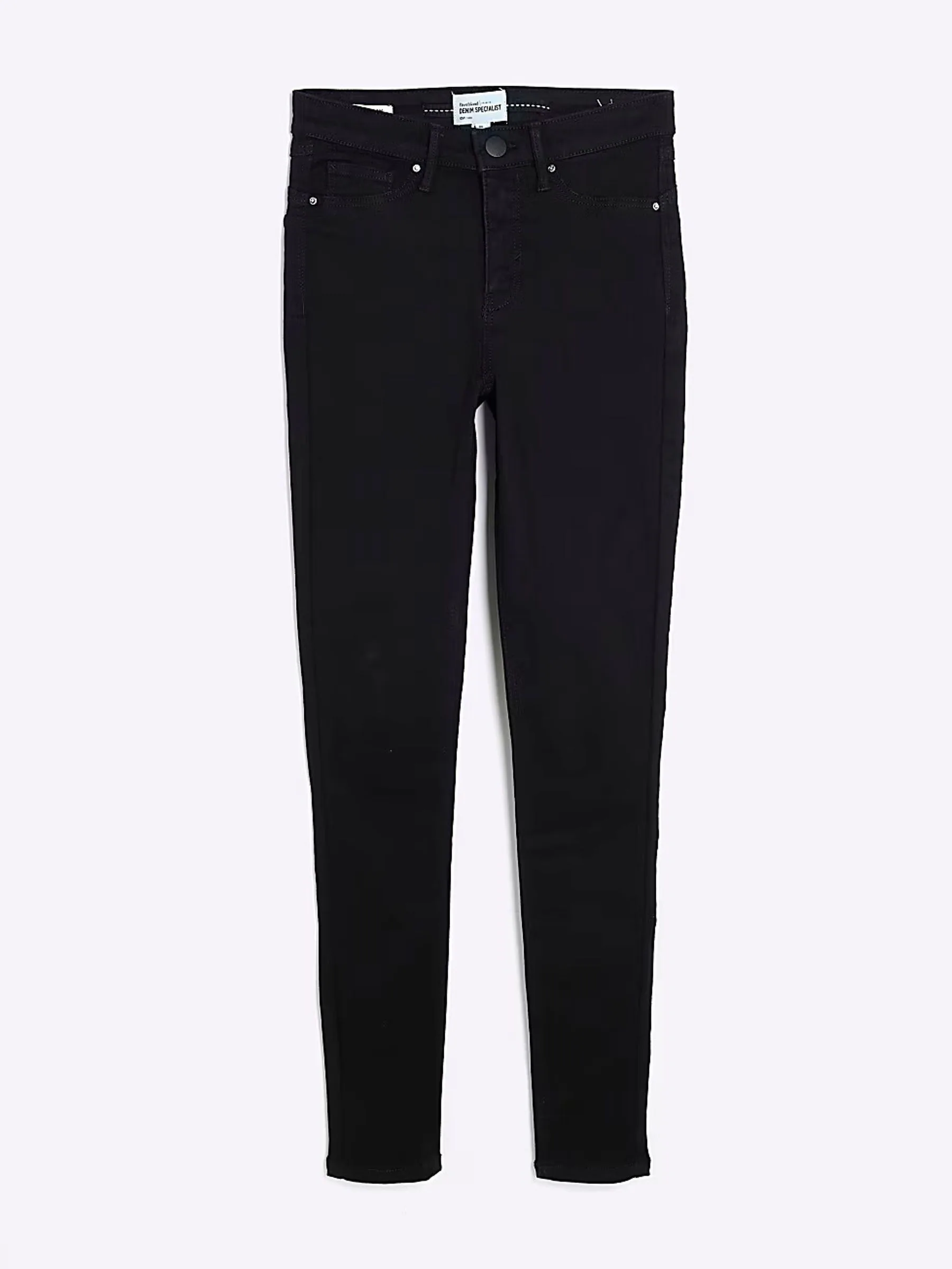 River Island vormgevende jeans met halfhoge taille