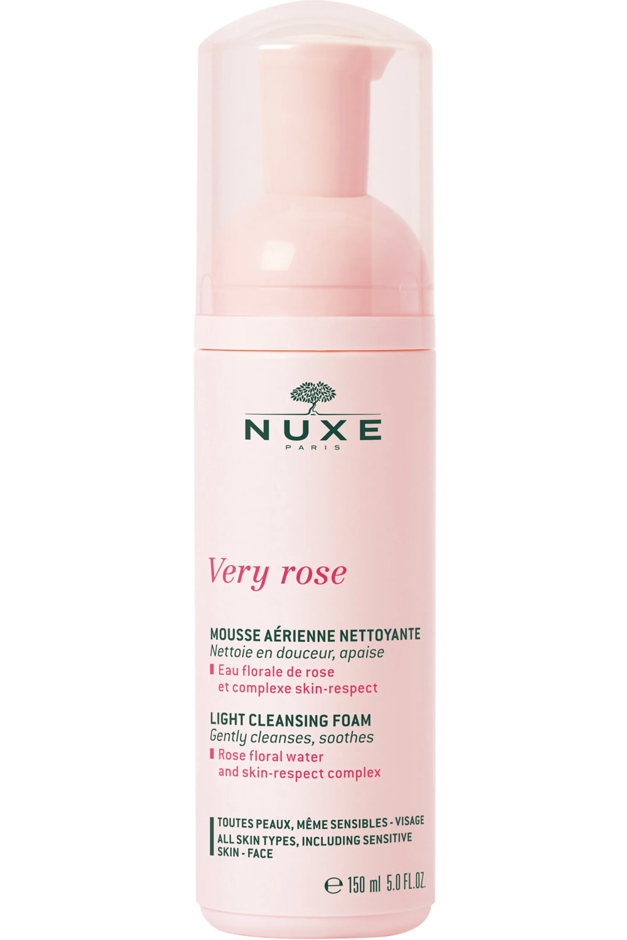 Nuxe Mousse aérienne nettoyante Very Rose-150 ml