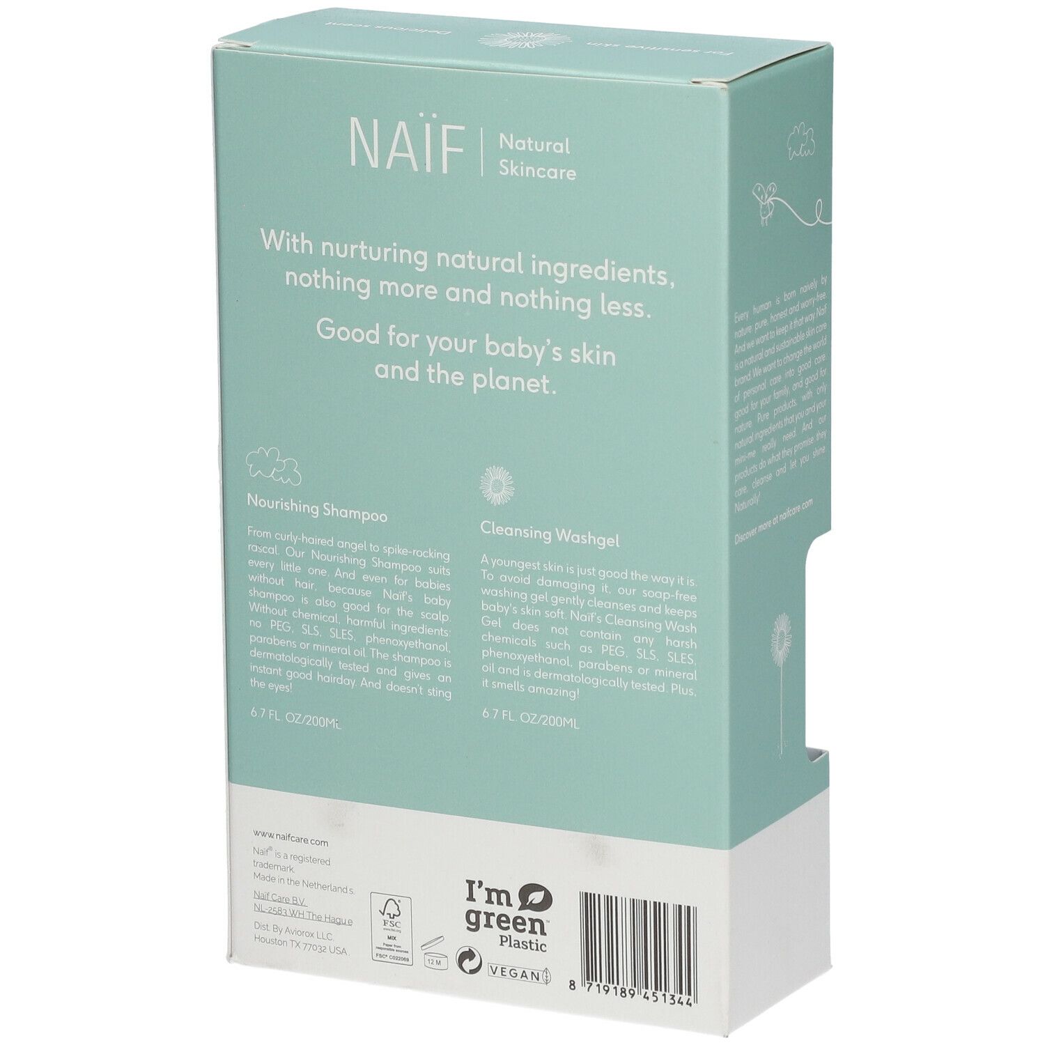 NAÏF® Baby & Kids Shampoo & Duschgel Set