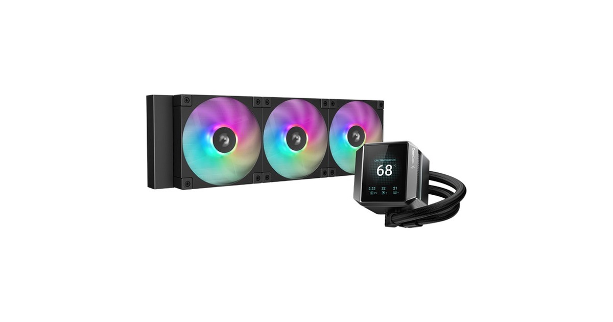DeepCoolMYSTIQUE 360 ARGB waterkoeling  (Zwart, 4-pins PWM fan-connector)