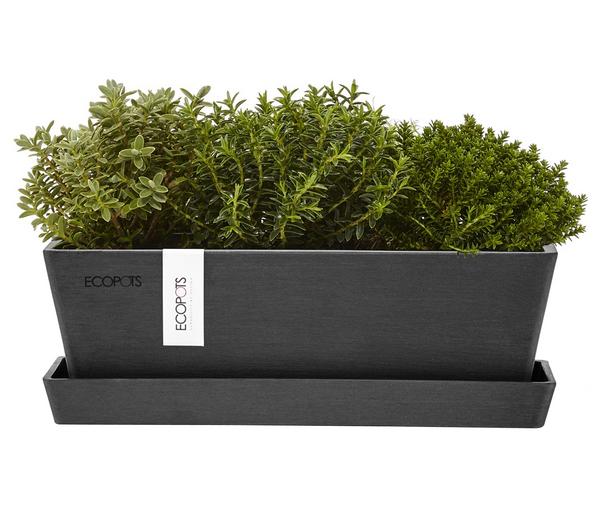 Ecopots Kunststoff-Topf Bruges mit