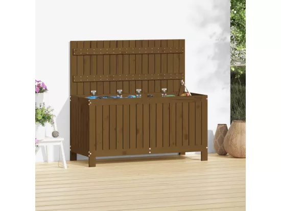 Prolenta Premium - Boîte de rangement de jardin Marron miel 115x49x60 cm Bois pin