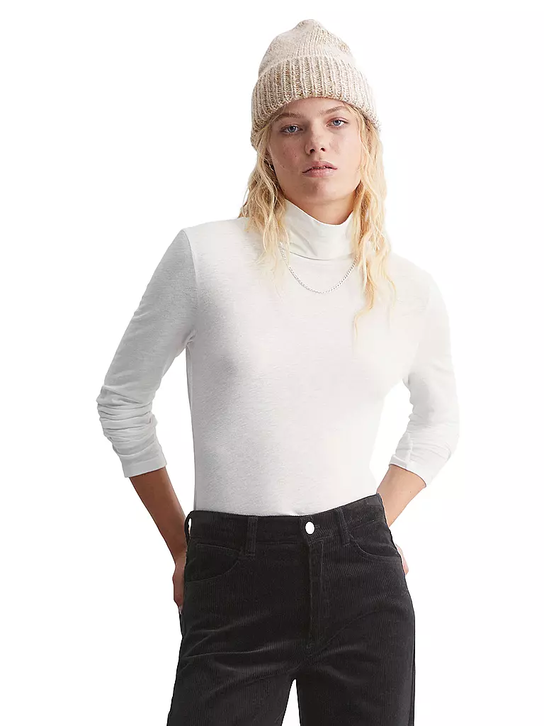 MARC O' POLO DENIM Rollkragenshirt  weiss