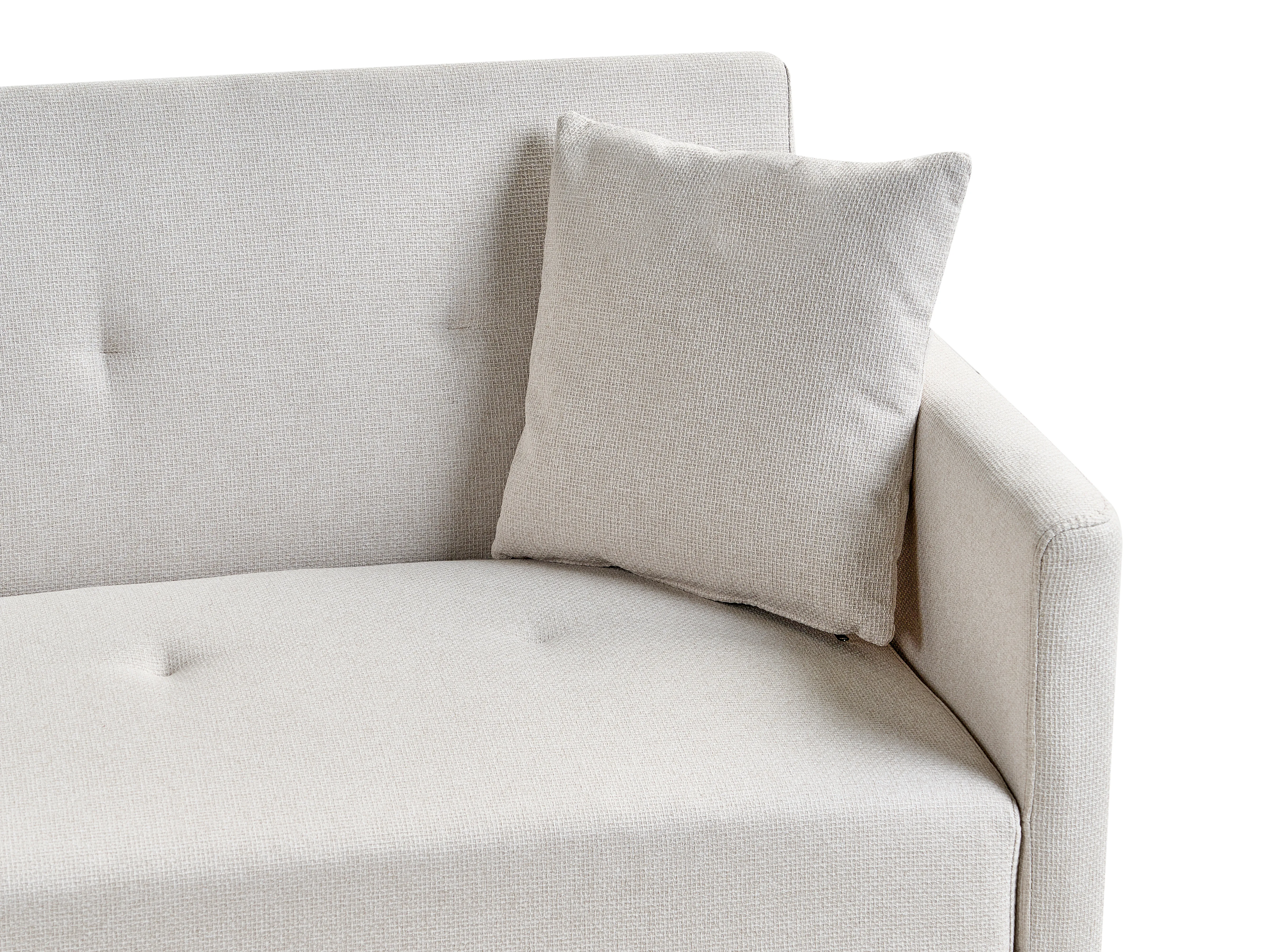 Slaapbank 3-zits LUCAN Stof Lichtbeige