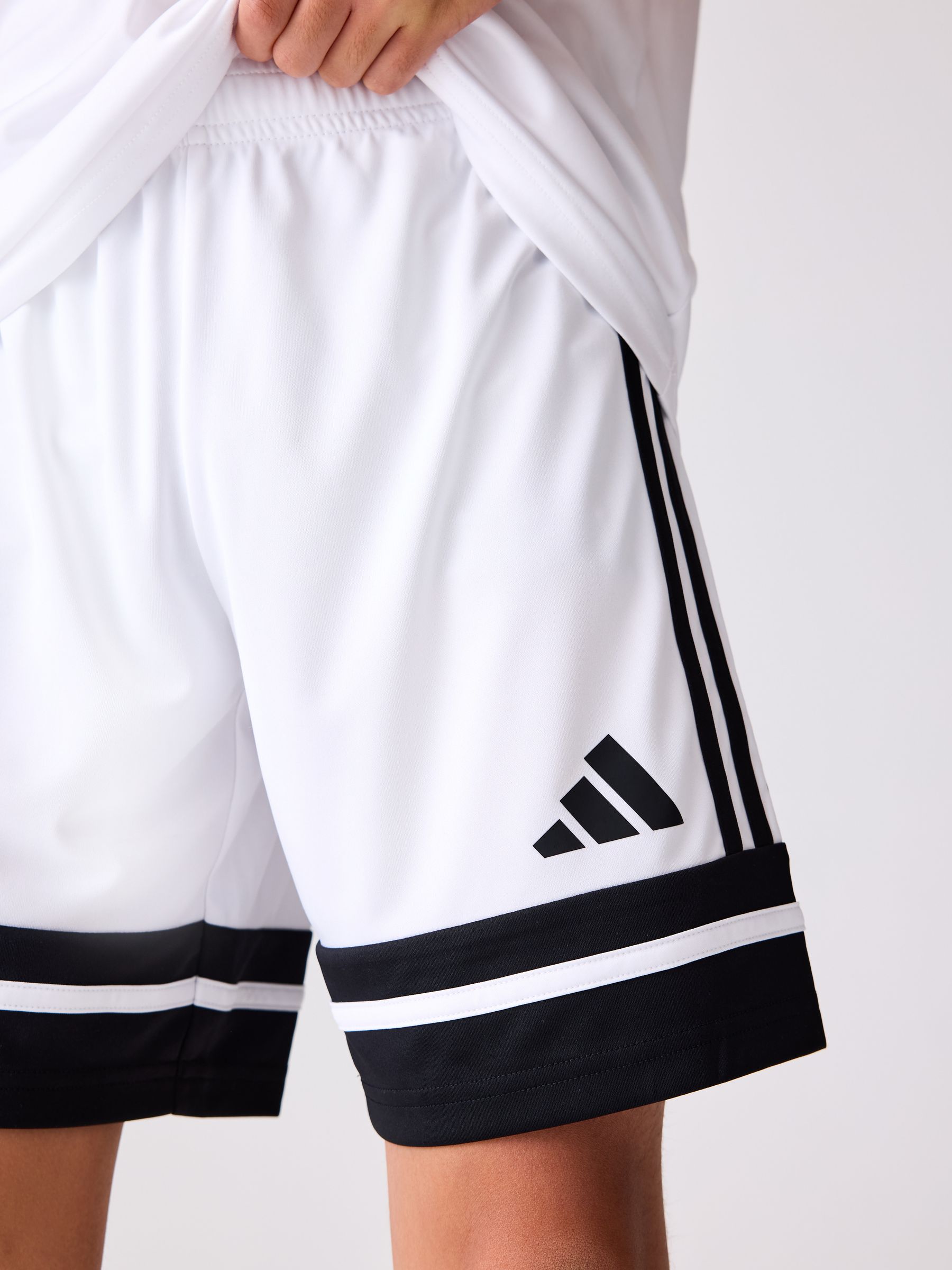 Wit - adidas Squadra 25 kindershorts