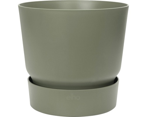 elho greenville plantenpot, kunststof, Ø 25 cm, H 23,3 cm, bladgroen