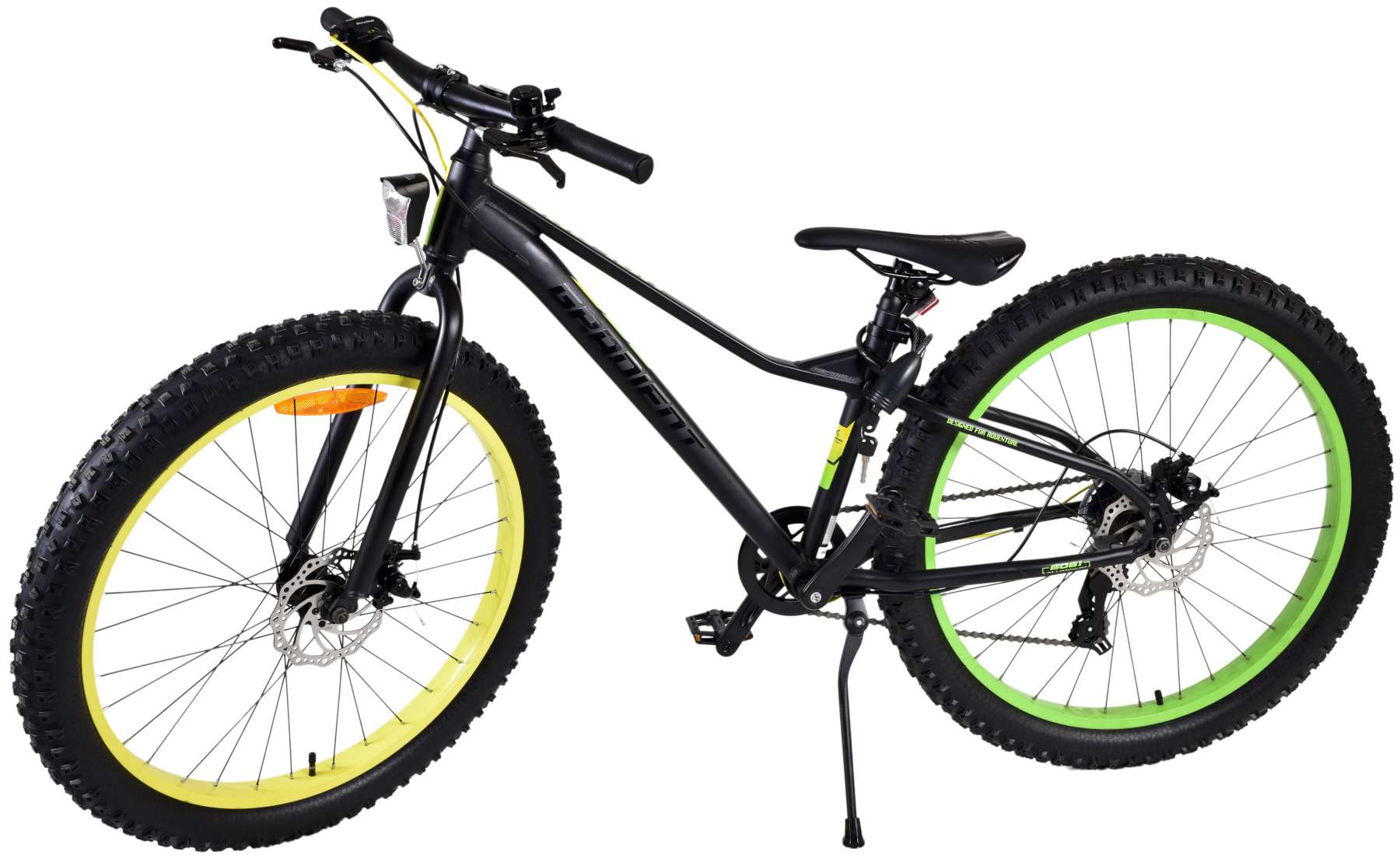TPFSports Gradient Kinderfahrrad - Jungen - 26 Zoll - 7-Gang - Scheibenbremse - Schwarz