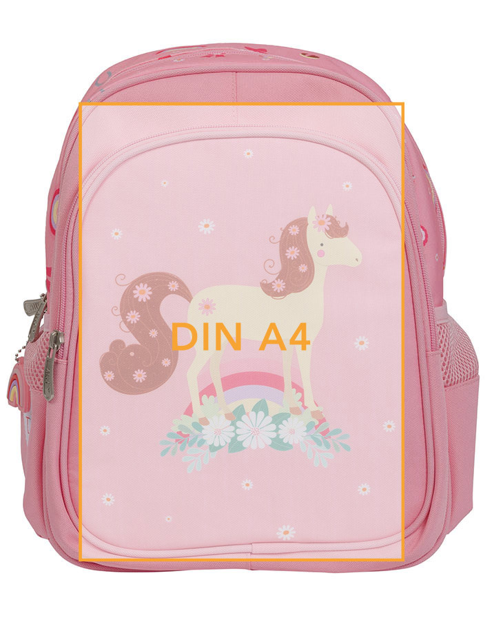 Kinderrucksack HORSE (27x32x15) in rosa
