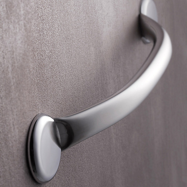 Barre de redressement droite Godonnier en inox brossé 37 cm