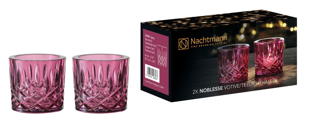Nachtmann Teelichthalter 2er Set NOBLESSE