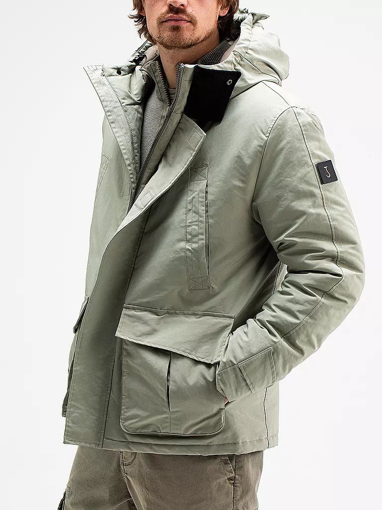 BUTCHER OF BLUE Parka GEORGE hellgrün