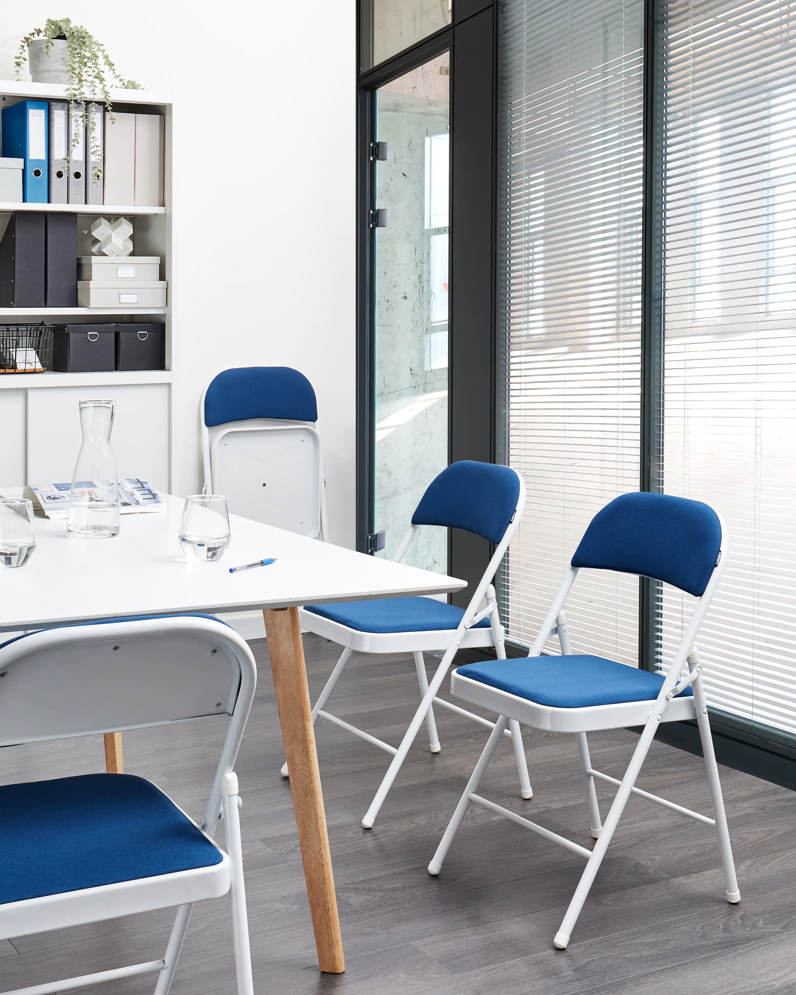 Set van 4 klapstoelen SPARKS Blauw