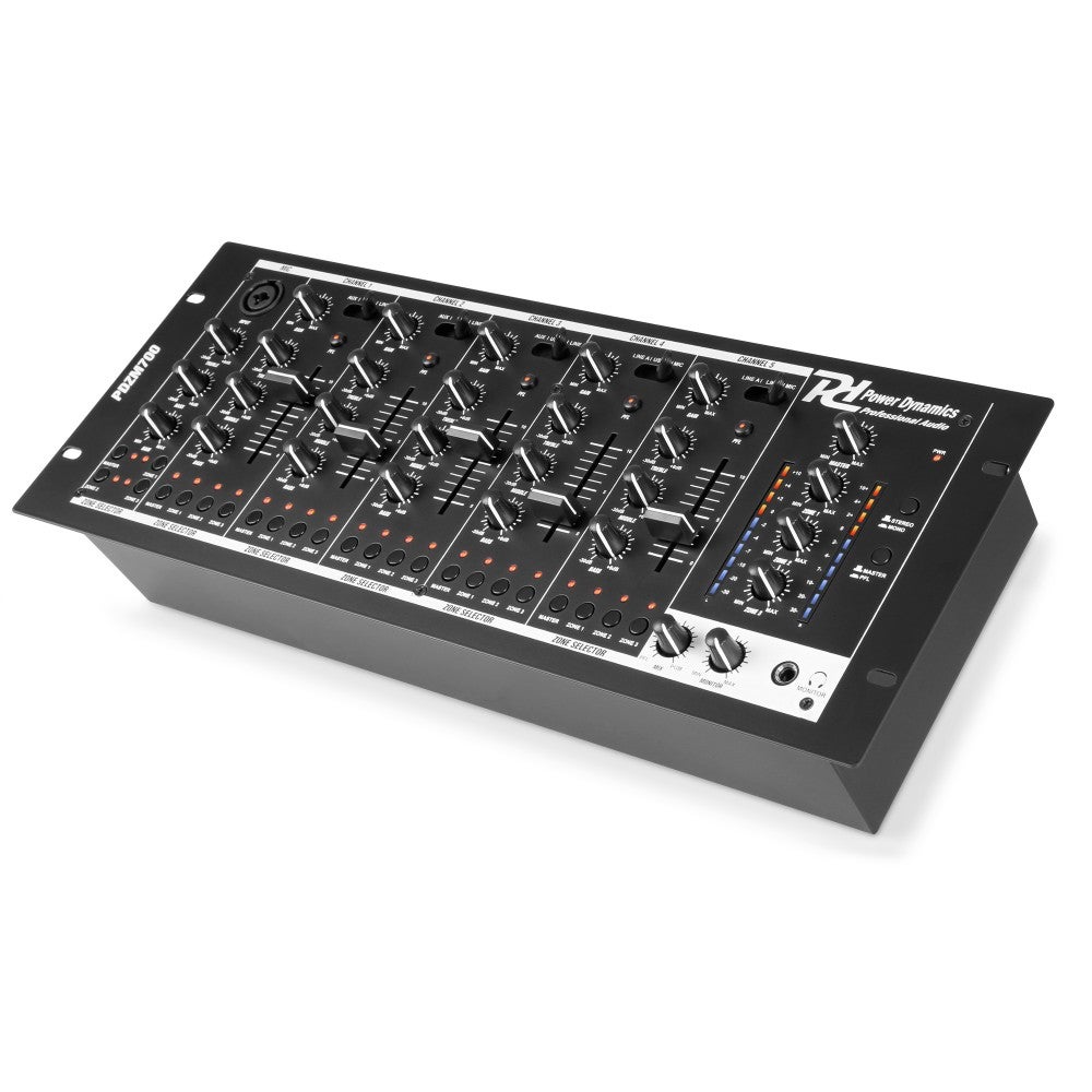 Power Dynamics PDZM700 6-kanaals zone mixer