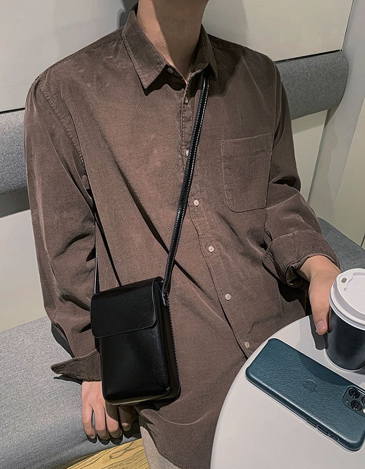 MRCYC - Effen mini-crossbodytas van imitatieleer