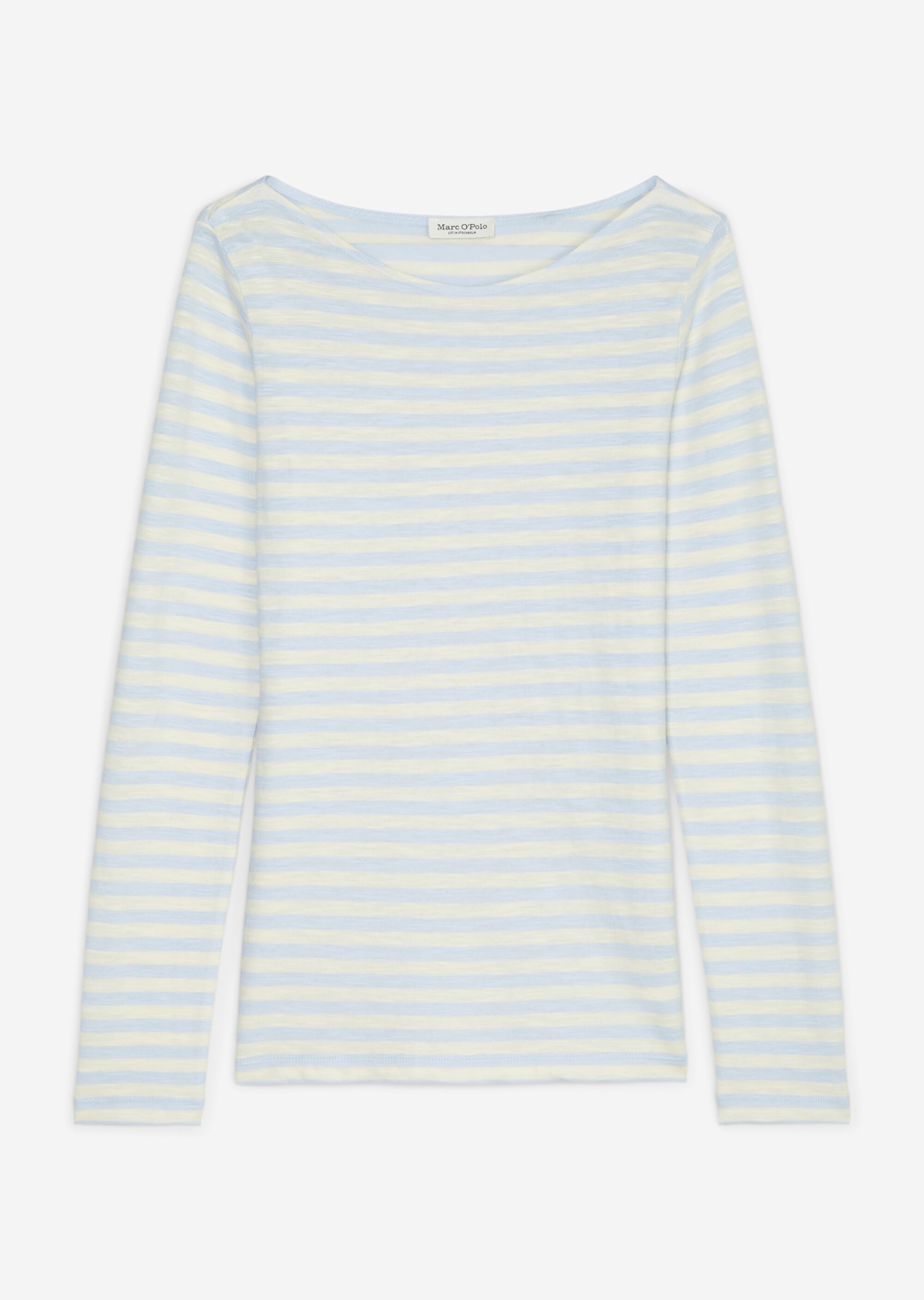 Ringel-Longsleeve regularaus Slubjersey