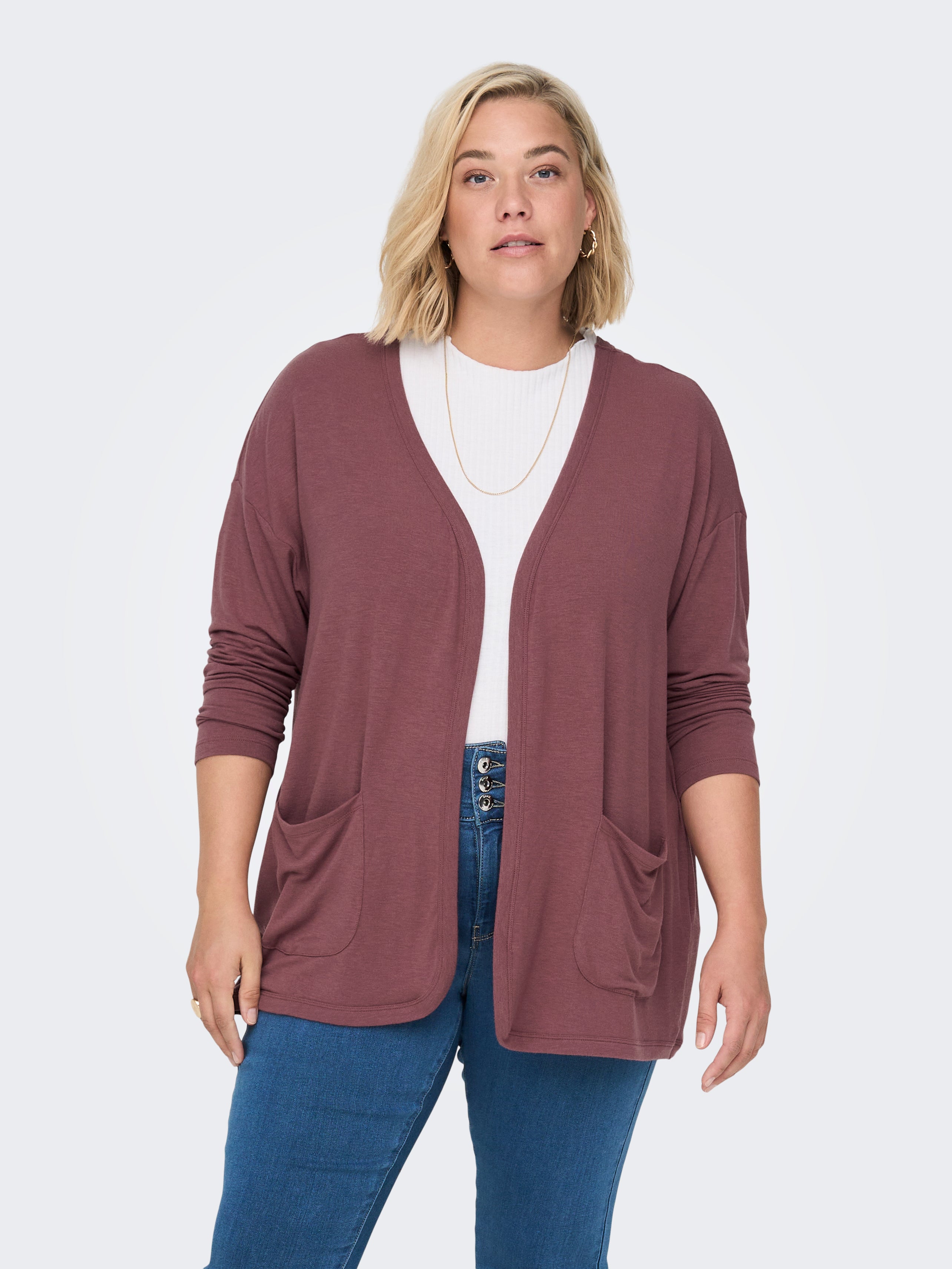 CARLAMOUR Strickjacke Rose Brown