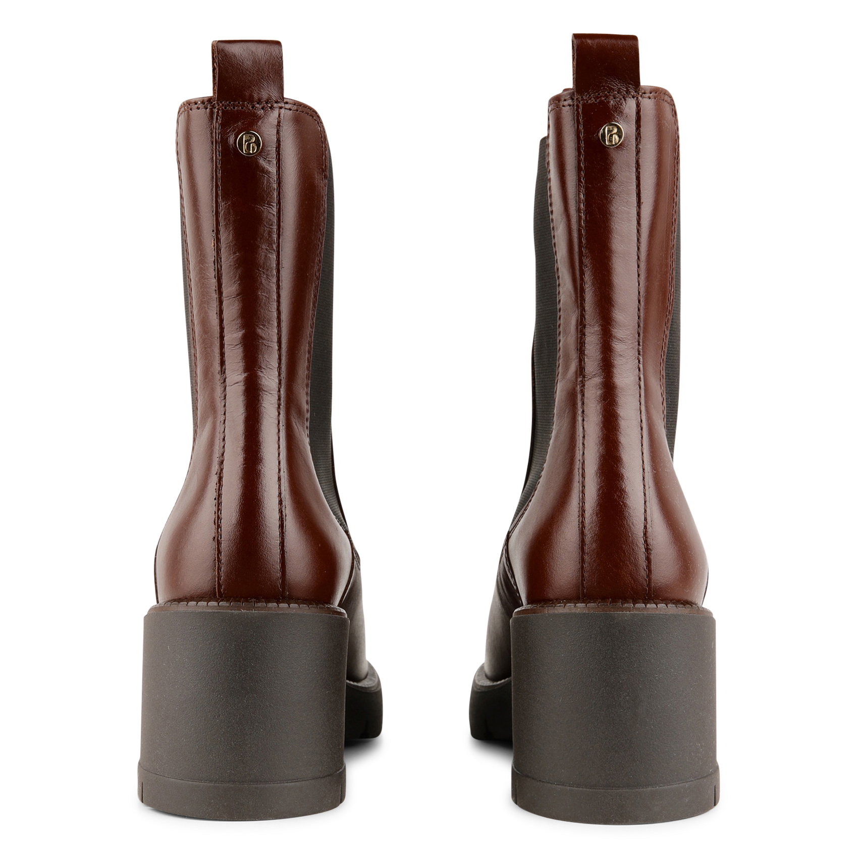 ESTELLE - Bottines en cuir | Marron