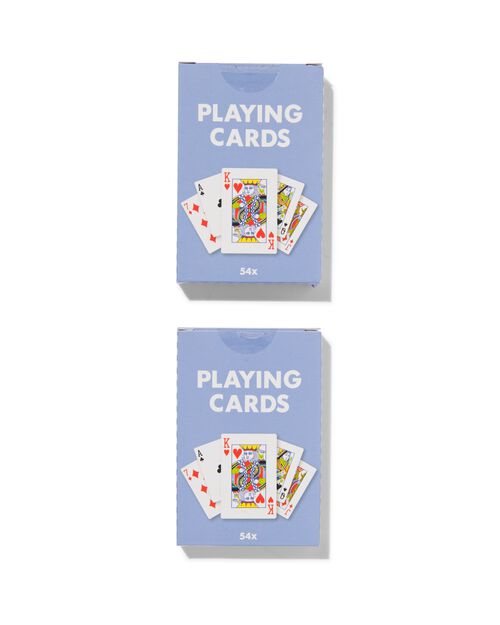 2 jeux de cartes à jouer