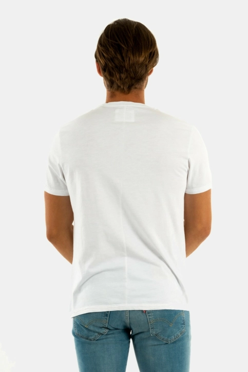 tee shirt daytona guy on ride bright white